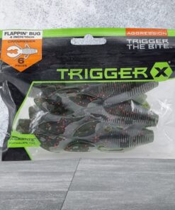 Trigger X Flappin bug negro brillantina roja