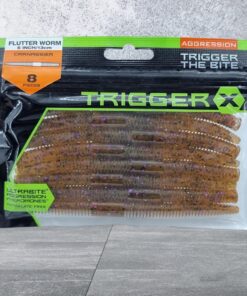 Trigger X Flutter Worm Pumpkin